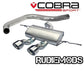 Cobra Sport Seat Leon Cupra R MK2 Cat Back Exhaust System Non Resonated