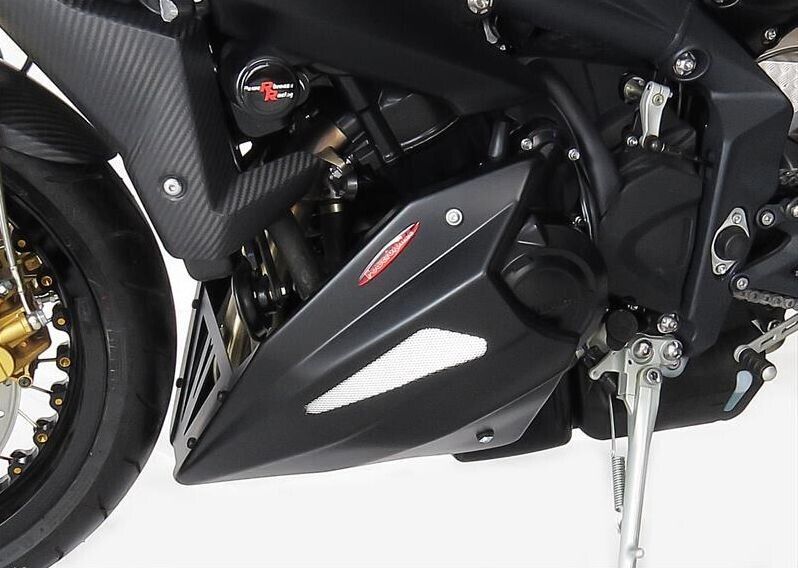 Belly Pan lower TRIUMPH STREET TRIPLE, r, r low, rs, s, MOTO2, BLACK