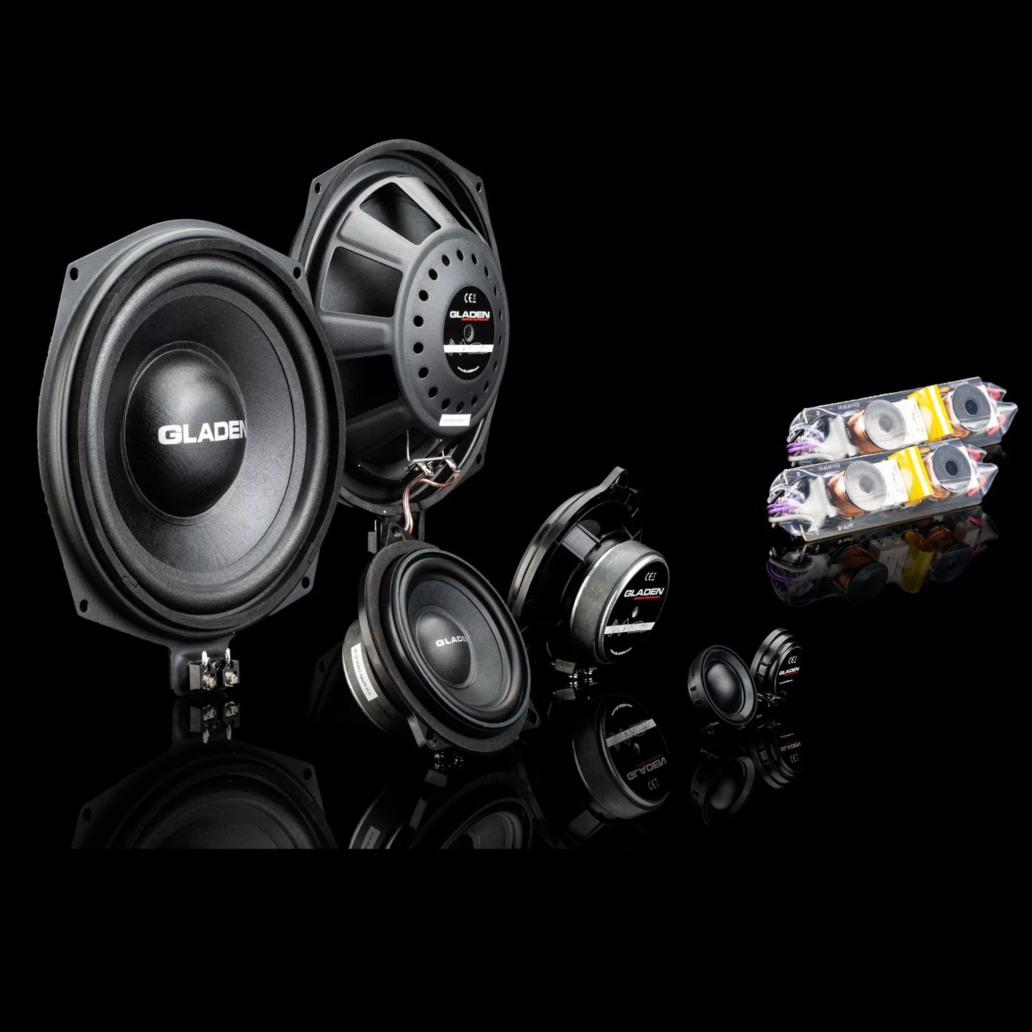 GLADEN ONE 201 BMW ALPHA SPEAKER UPGRADE KIT PLUG & PLAY ENHANCEMENT KIT