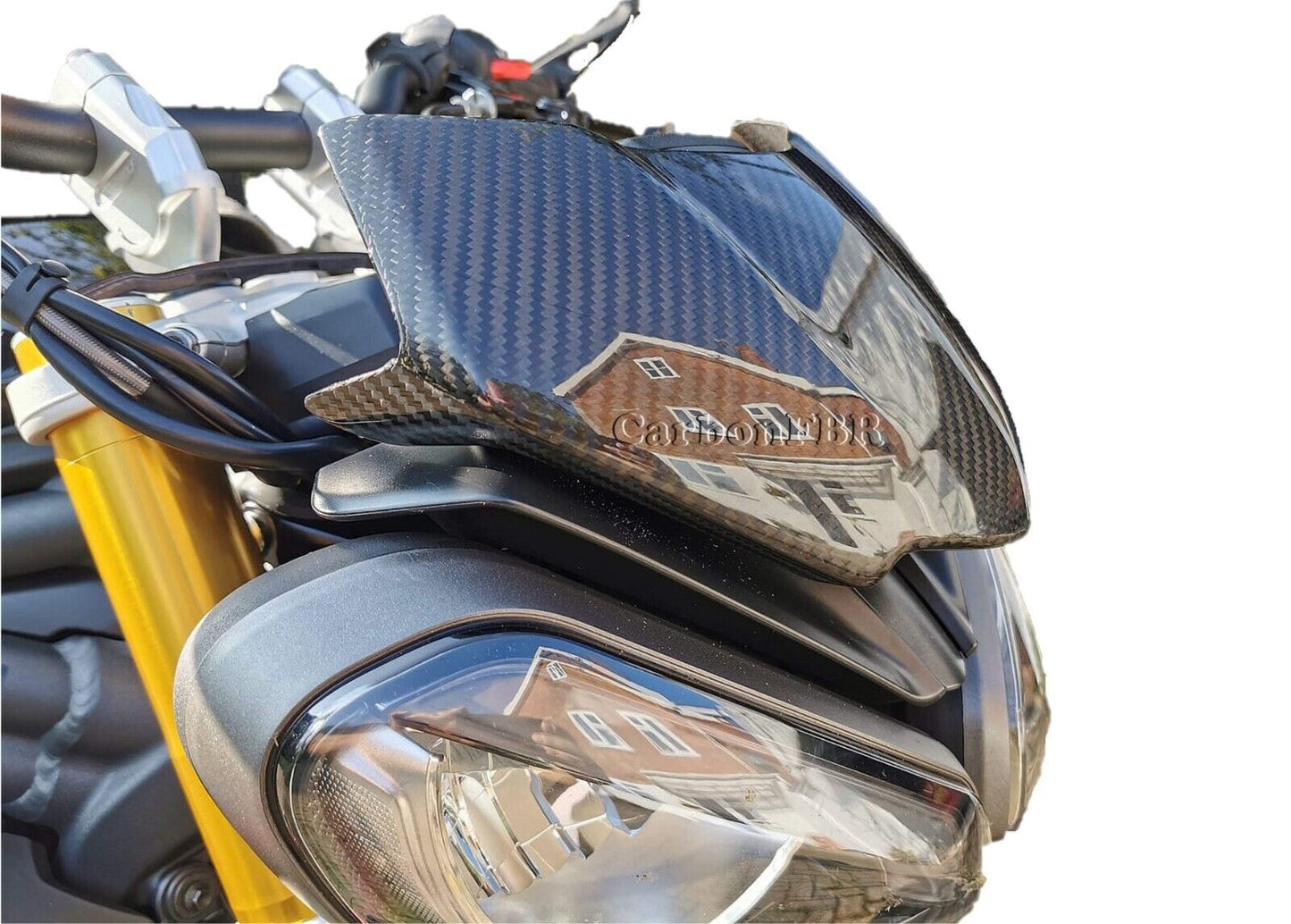 Carbon Fibre Triumph Speed Triple RS 1200 2021+ Flyscreen front cowl carbonFBR