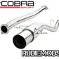 Cobra Sport fits Impreza Turbo 93-00 Cat Back System Round Silencer Non-Res 3"