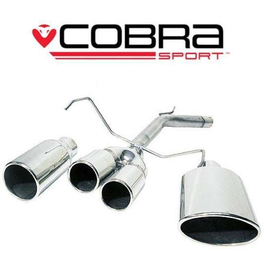 Cobra Sport Vauxhall Corsa C 1.2 1.4 Stainless Steel Rear Exhaust Race Tube