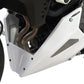 Belly Pan lower fairing SUZUKI GSX-8S 2023 GLOSS WHITE - SILVER MESH