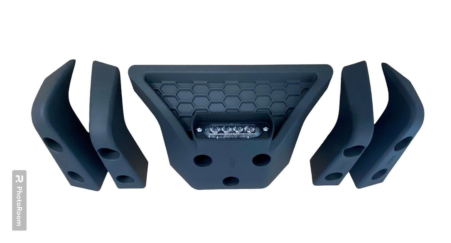 TRC Ford Fiesta MK8 ST Diffuser Fins & Rain Light