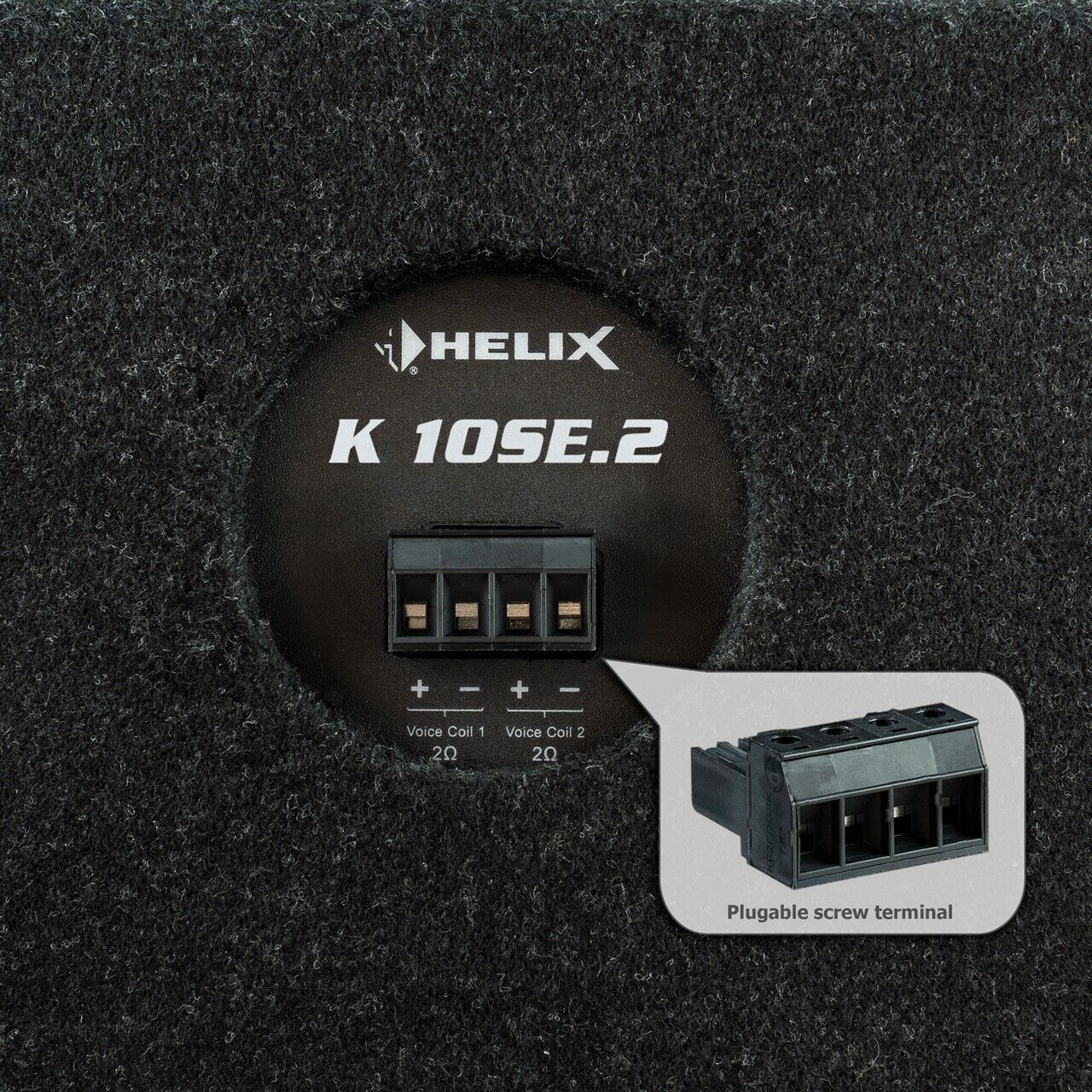 HELIX K 10SE.2 25 cm / 10" Downfire subwoofer - Passive - 300w RMS