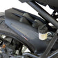 Hugger rear mud guard Fairing Yamaha TRACER 9 21-2023 GLOSS BLACK - SILVER MESH