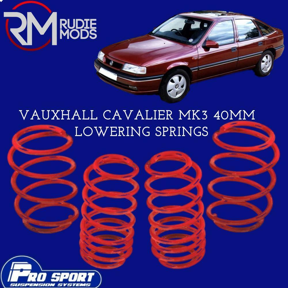 ProSport Lowering Springs for Vauxhall Cavalier mk3 Authorised Dealer 120162
