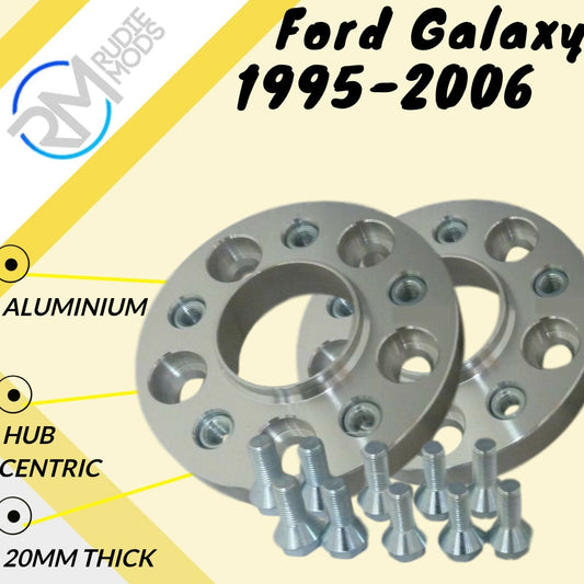 Ford Galaxy 1995-2006 20mm Hubcentric Wheels Spacers 1 pair uk made