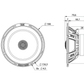 Ford B-Max BLAM RELAX 165EC Front Door Coaxial Speaker Upgrade