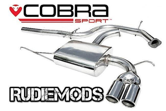 Cobra Sport VW Scirocco 08-13 1.4 TSi Stainless Steel Cat Back Exhaust System