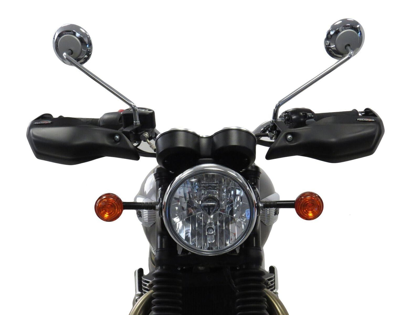 Hand Guards Bar Ends knuckle protector TRIUMPH BONNEVILLE T100, T120 MATTE BLACK