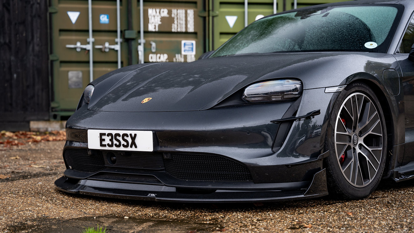 TRC Porsche Taycan inc. Cross Turismo & Turbo S Models Full Splitter Kit