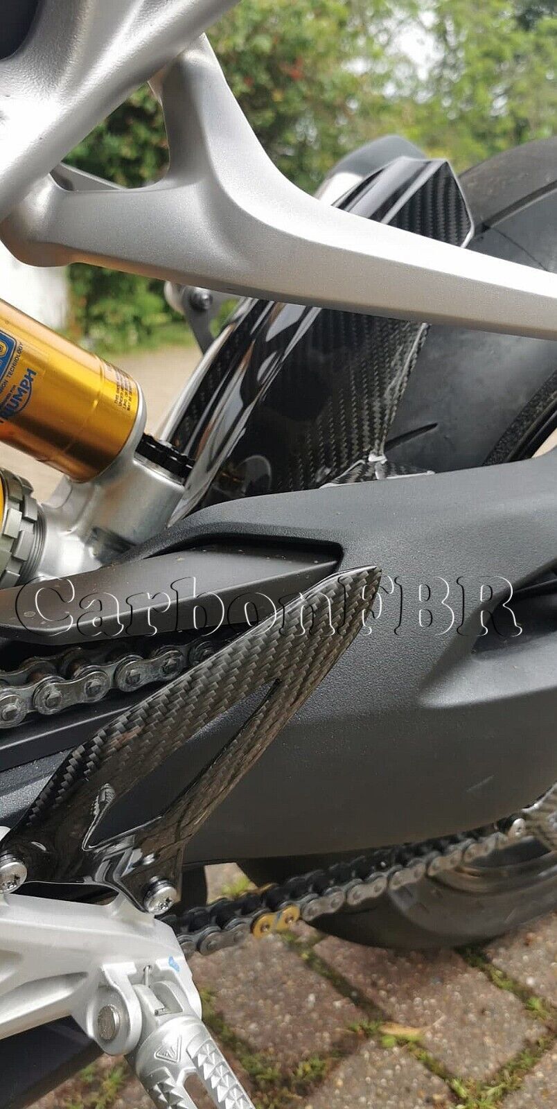 Carbon Fibre Triumph Speed Triple RS 1200 2021 + Hugger rear fender carbonFBR