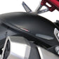 Hugger, Rear Fender, Mud Guard HONDA CB750 Hornet 2023 GLOSS BLACK -SILVER MESH