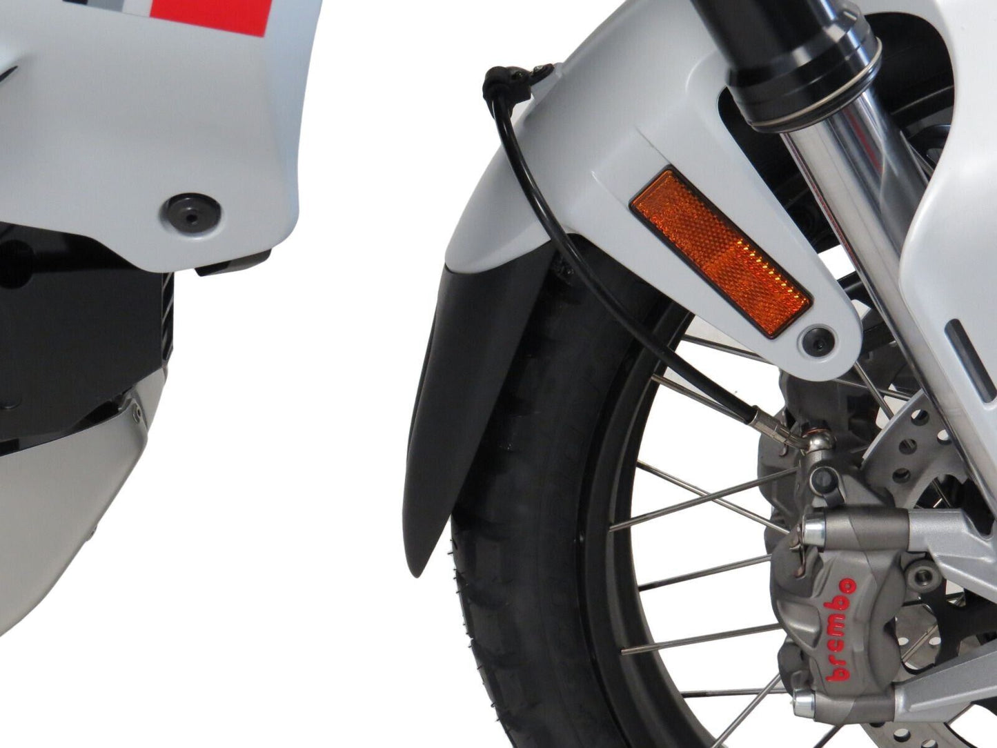 Front Mud Guard extension, rear deflector Bundle DUCATI DESERTX 22-23 matt black