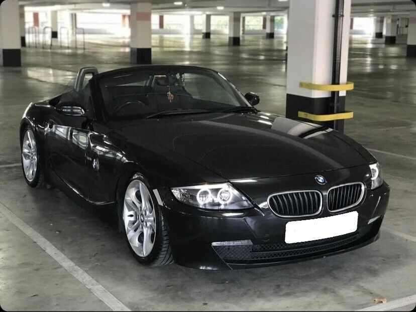 Black Projector Angel Eye Headlights for BMW Z4 E84 & E85 2003-2008