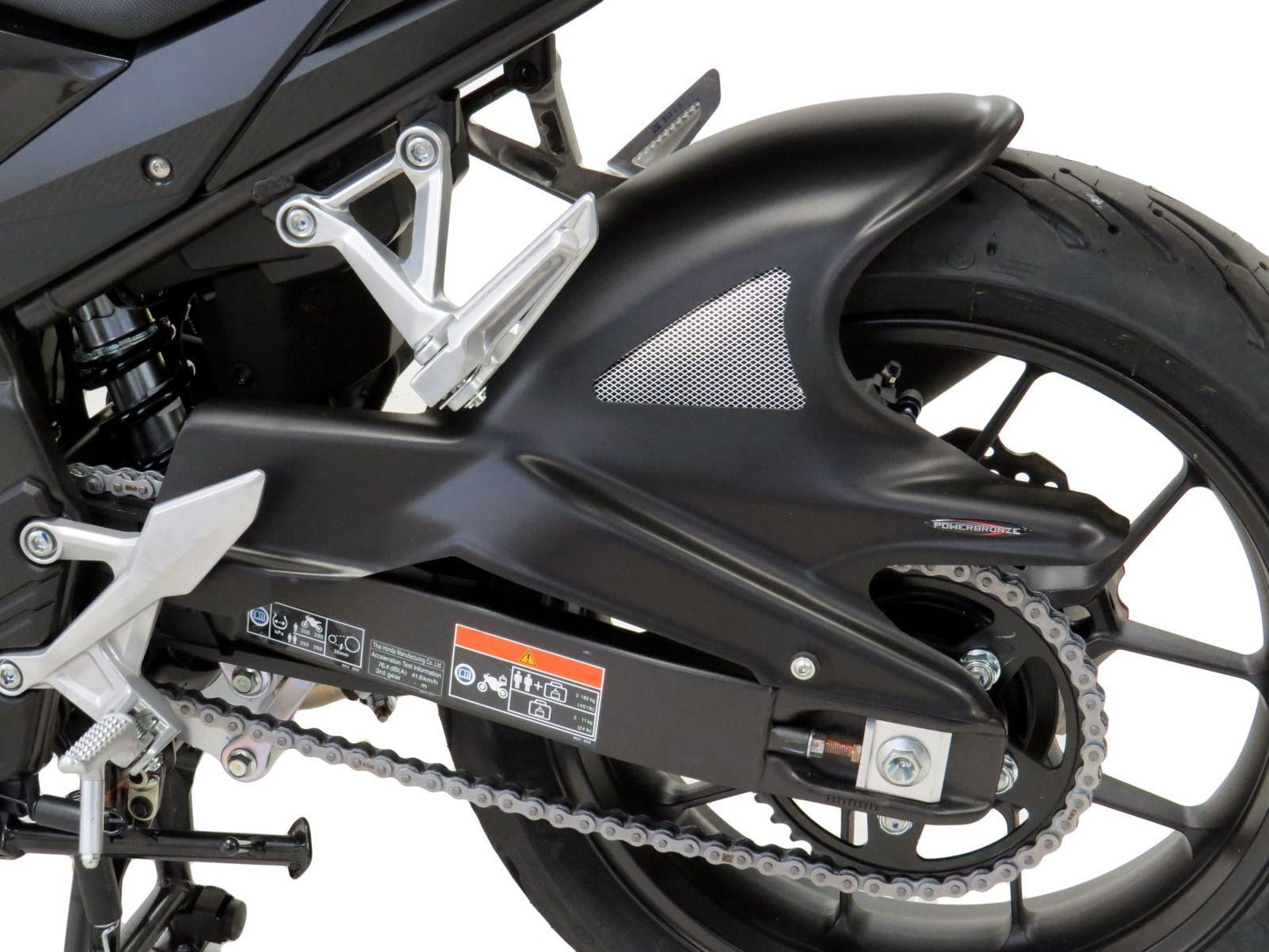 Hugger Mud Chain Guard Rear HONDA ,CB500F, CB500X, CBR500R, NX500, CB500 HORNET