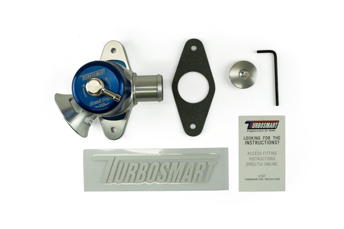 Turbosmart Dual Port Blow Off Mazda/Subaru-Blue