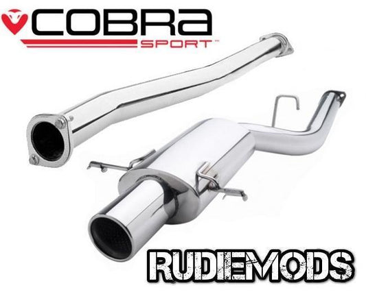 Cobra Sport fits Impreza Turbo 01-07 Cat Back Exhaust Oval Pipe Non Res 2.5"