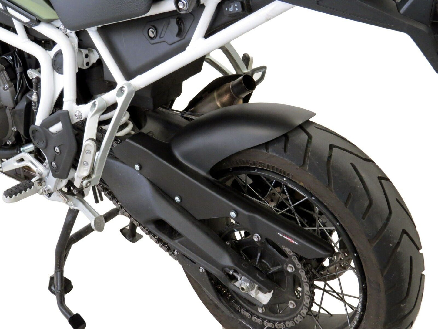 Hugger Rear Guard TRIUMPH TIGER 900, GT, RALLY, 850 SPORT WHITE