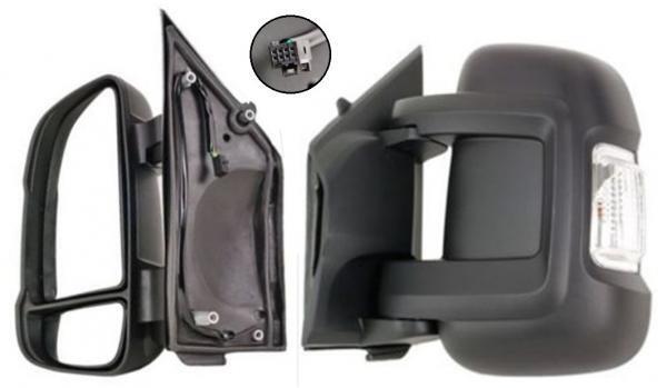 Citroen Relay 2006 onwards Complete Replacement Drivers Wing Mirror Elec Heated