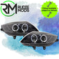 Black Projector Angel Eye Headlights for BMW Z4 E84 & E85 2003-2008