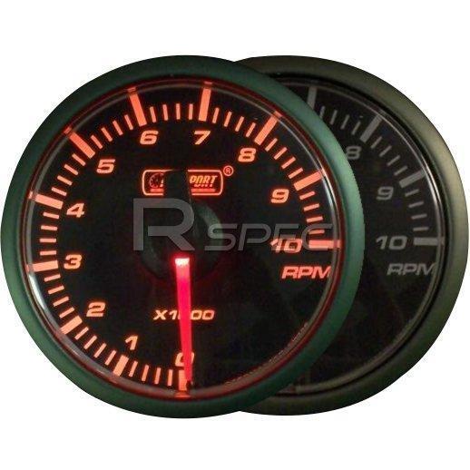 Prosport 45mm Petrol RPM 0-10000rpm Gauge Amber / Clear Stepper Motor