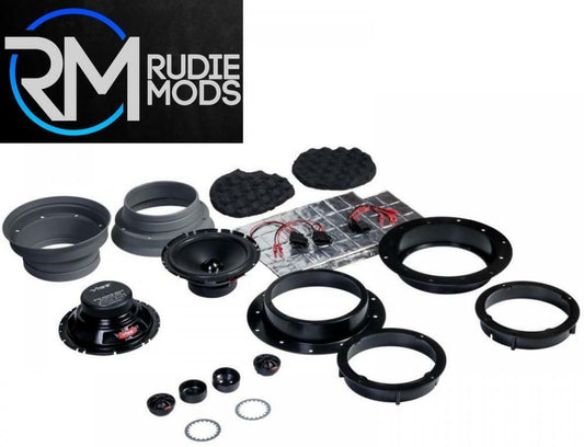Vibe Optisound Component Speaker Kit RMS 90W 6.5" For VW Scirocco MK3