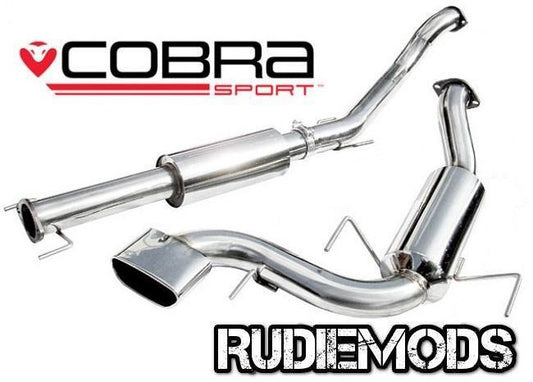 Cobra Sport Vauxhall Astra H VXR Cat Back System 3" bore Resonated