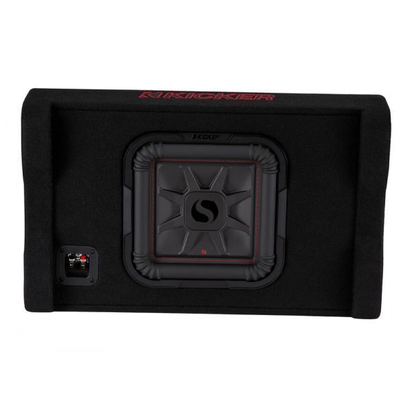 KICKER L7T 10" CAR SUBWOOFER DOWN FIRING LOADED ENCLOSURE - 2 OHM
