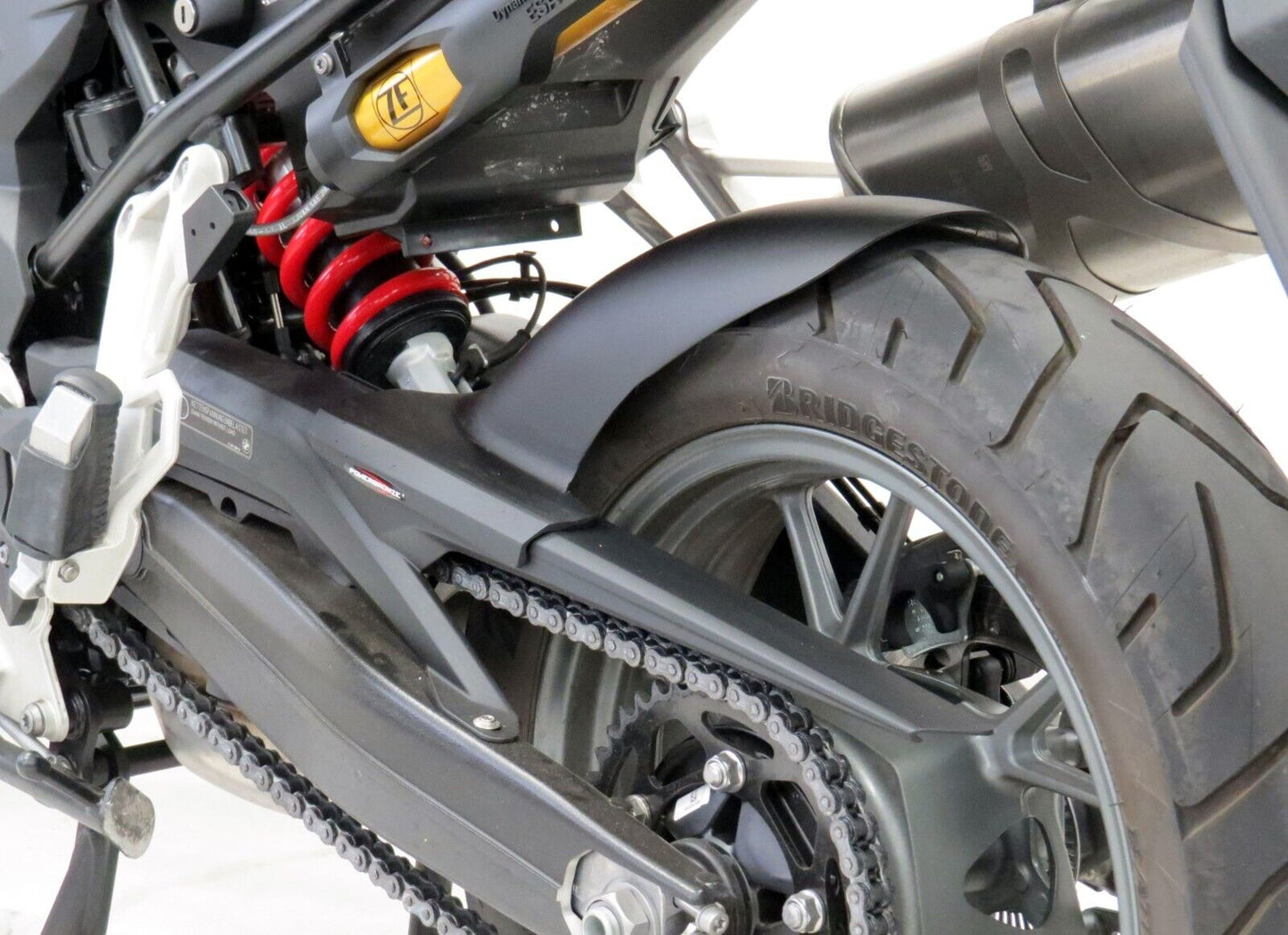 Hugger Rear Fender BMW F750GS, F850GS, F900GS, F800GS, Adventure MATTE BLACK