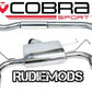 Cobra Sport Mitsubish Evo X Stainless Steel Cat Back Exhaust System Resonated