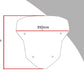 Adventure Screen wind deflector TRIUMPH Tiger 900 GT Rally 850 Sport 335MM HIGH
