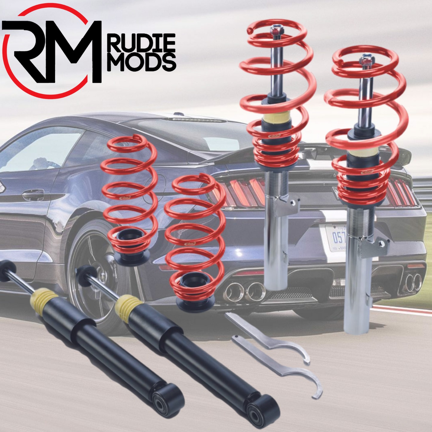 Eibach Pro-Street-S Ride Height Adjustable Coilovers For Ford Mustang 2014-2017