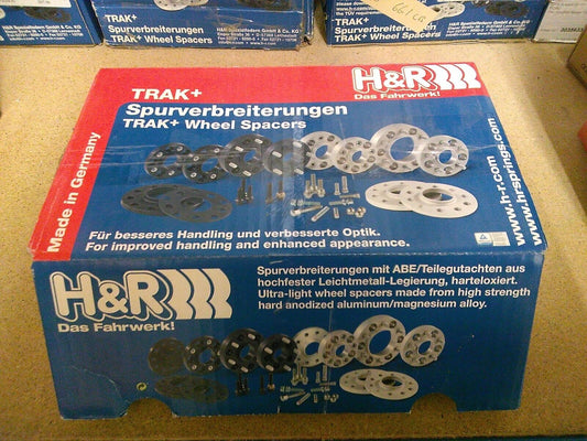 H&R 35mm PCD Adaptors BMW 5x120 M14x1.25 to fit Porsche Cayenne 5x130 wheels