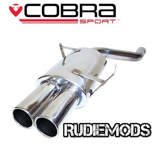 Cobra Sport Stainless Steel Backbox Exhaust System to fit BMW 3 Series E46 320i