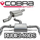 Cobra Sport Audi TT MK2 Quattro 08-12 Cat Back Exhaust System Resonated