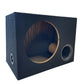 12" Ported Empty Sub Subwoofer Enclosure 40L MDF Black Carpted Boom Bass Box