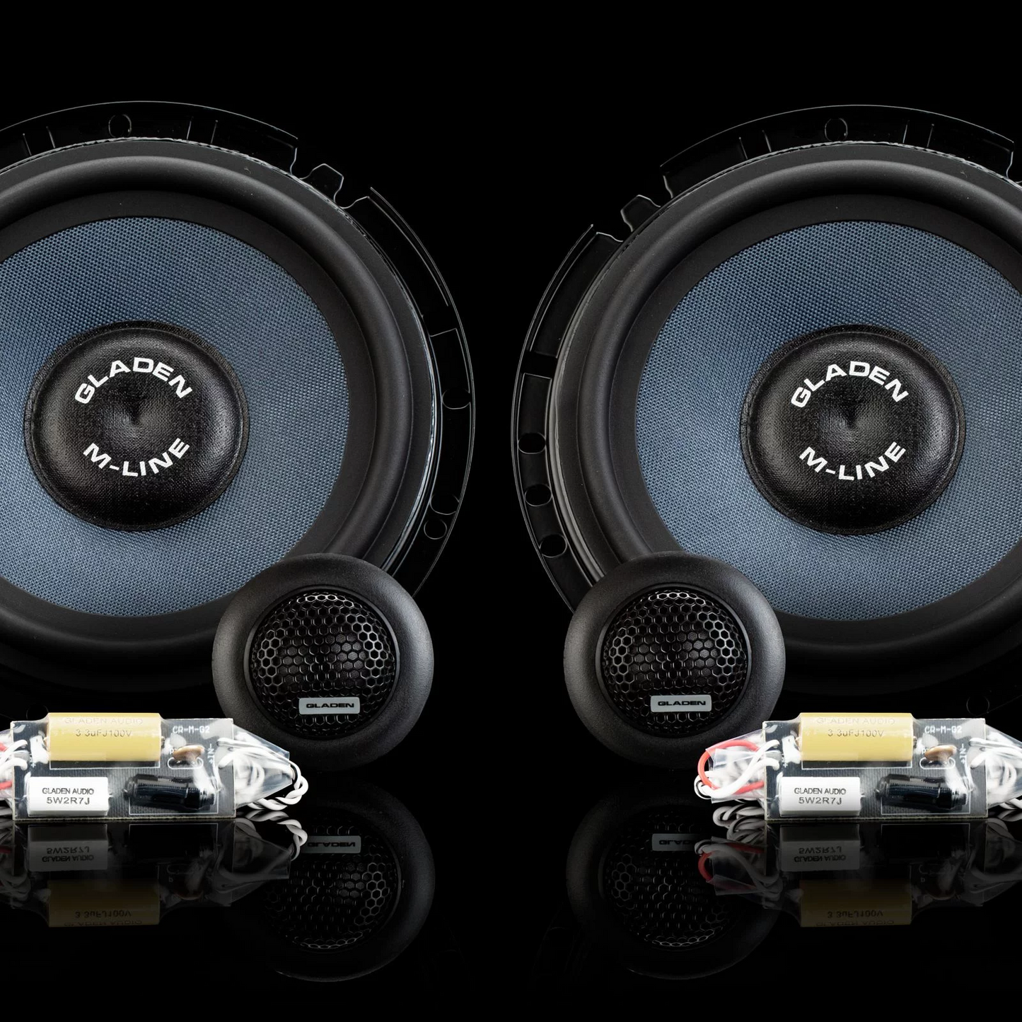 GLADEN M-LINE 165 SLIM 2-WAY CAR COMPONENT SPEAKER SYSTEM