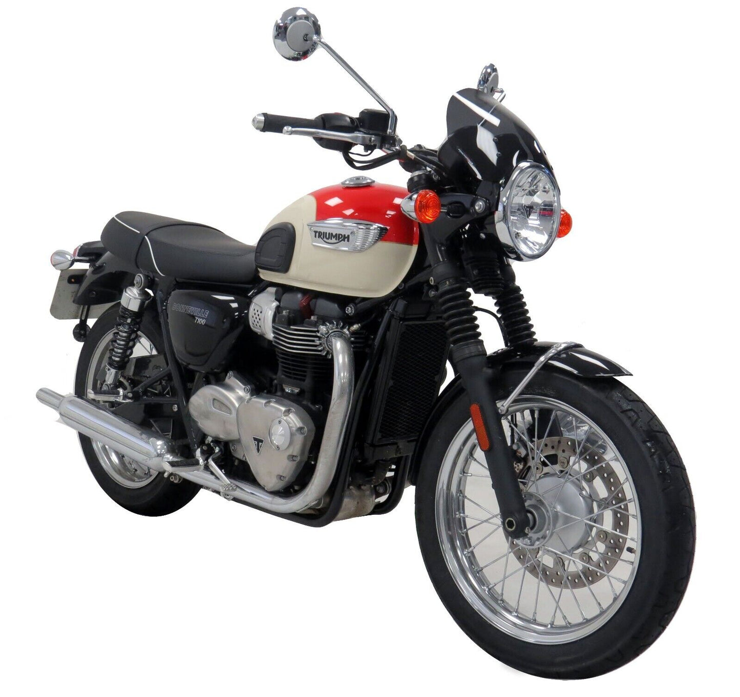 Light Screen wind deflector TRIUMPH Bonneville T100, T120 210 MM HIGH