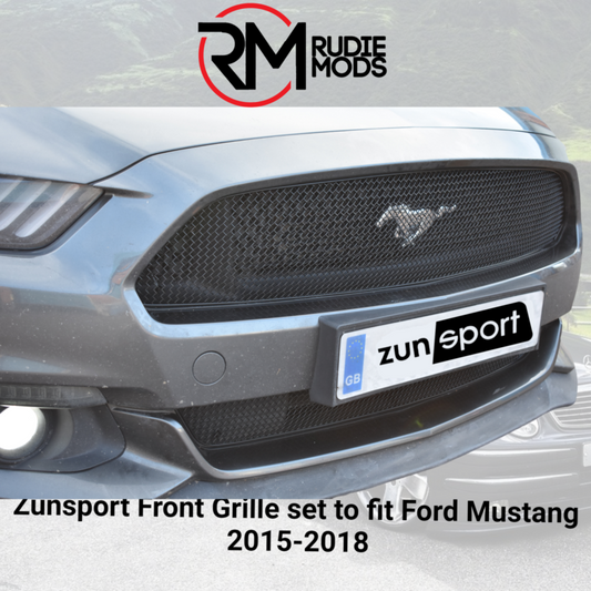 Zunsport Front Grille Set to fit Ford Mustang GT 2015-2018 ZFR80115B