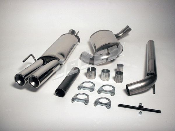 Jetex VW Golf MK3 3/5 Door 93-98 Stainless Steel Cat Back Exhaust  Non Res