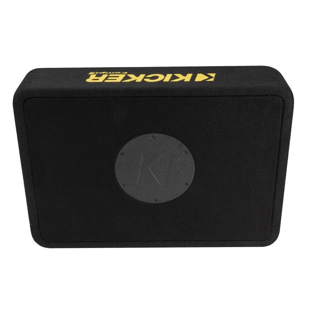 Kicker 10" Slim Subwoofer Enclosure - 4 ohm KA50TCWC104