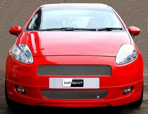 Zunsport Fiat Grande Punto 2006 On Front Stainless Steel Grille Kit Bodykit