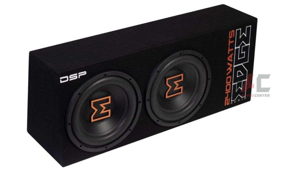EDGE Twin Active DBX Series 12 inch 2400 watts Bass Sub Enclosure DSP with Amp