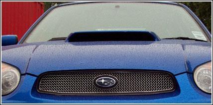 Zunsport Fits Subaru Impreza Blob Eye Stainless Steel Polished Front Top Grille