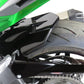 Hugger Rear Guard KAWASAKI ,H2 SX, H2 SX SE GLOSS BLACK - SILVER MESH