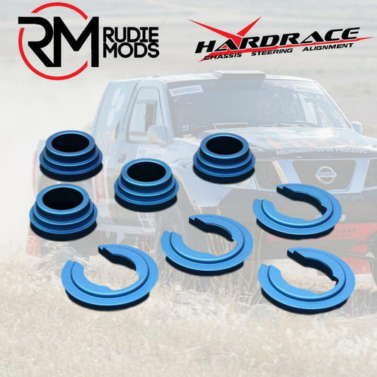 HARDRACE Rear Sub Frame Bush Collars To Fit Nissan 240SX S13, S14, S15