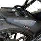Hugger rear mud guard Fairing Yamaha TRACER 9 2021-2023 MATT BLACK - SILVER MESH