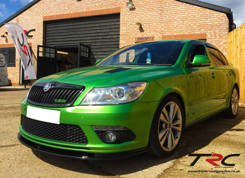 TRC Skoda Octavia MK2 VRS Front Splitter